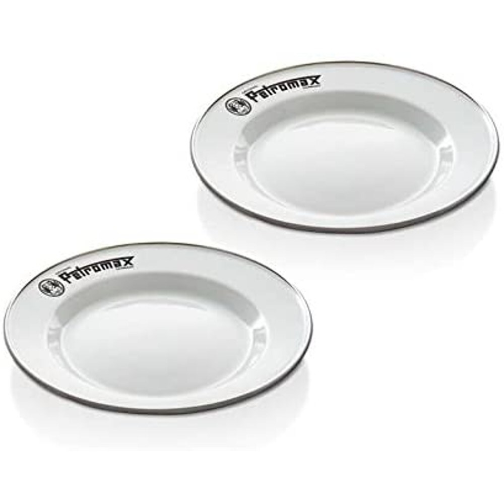 Petromax Enamelware Dinnerware Plates, Traditional Lightweight