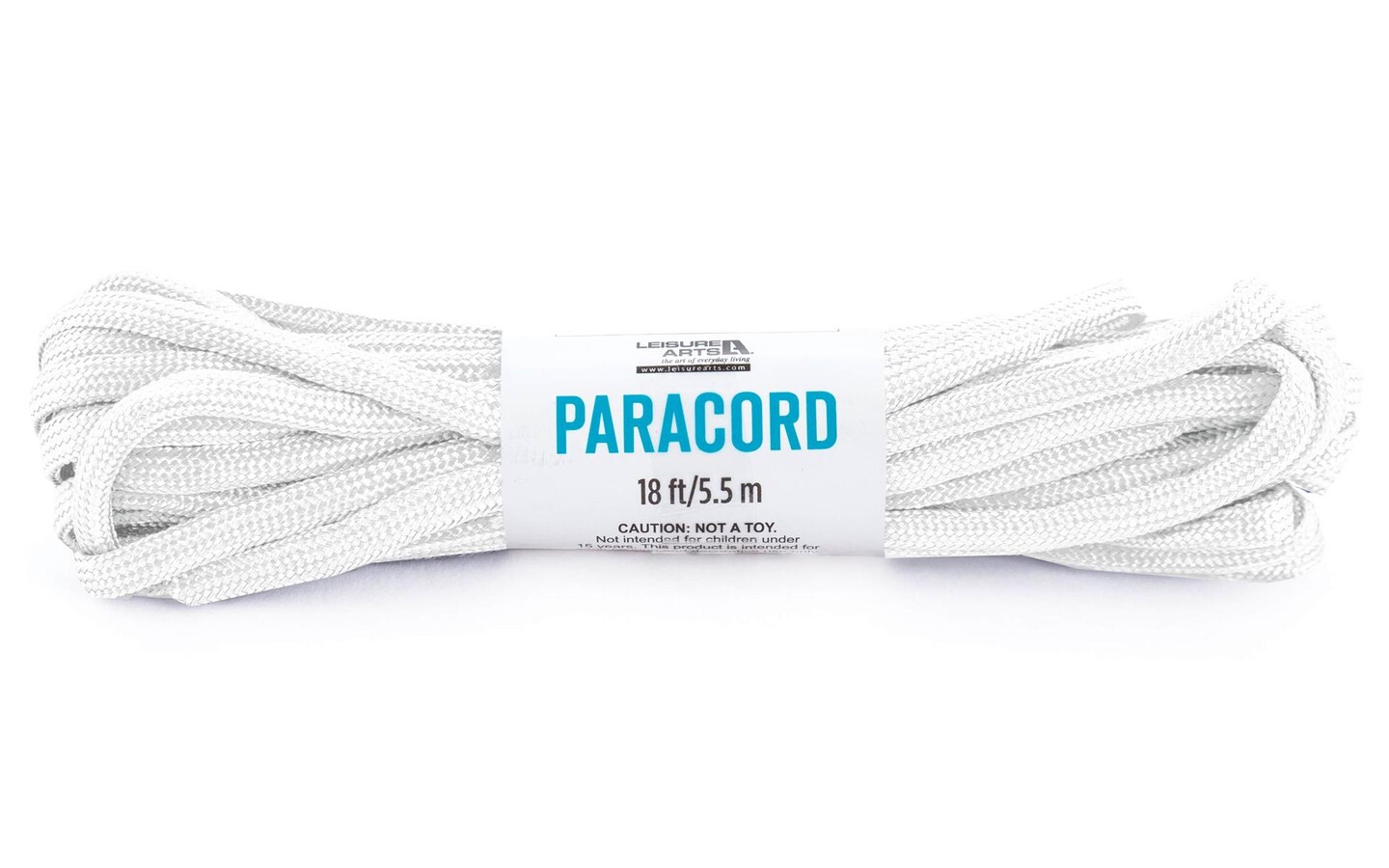 Leisure Arts Paracord 18ft White