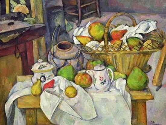 Still Life with Basket Poster Print by Paul Cezanne - Item # VARPDX3PC605