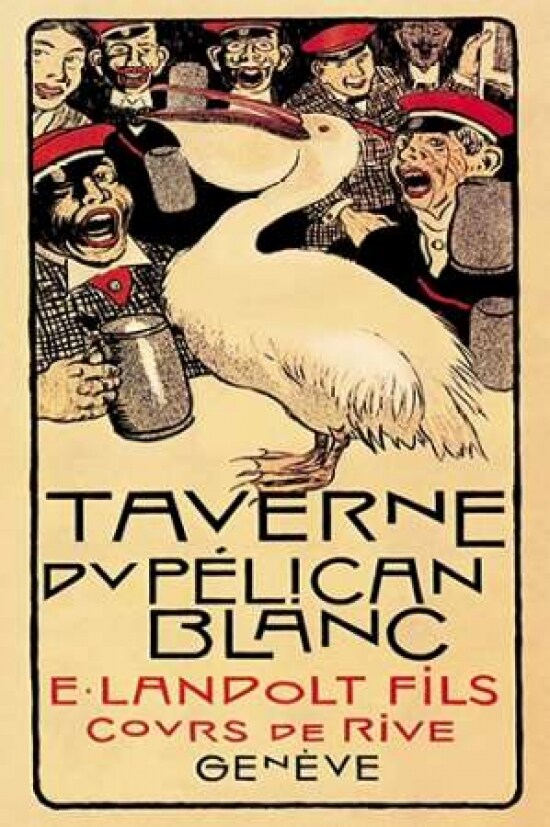 Taverne du Pelican Blanc 1893 Poster Print by  Henry-Claudius Forestier - Item # VARPDX341506