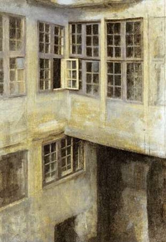 The Courtyard at 30 Strandgade Poster Print by  Vilhelm Hammershoi - Item # VARPDX268049