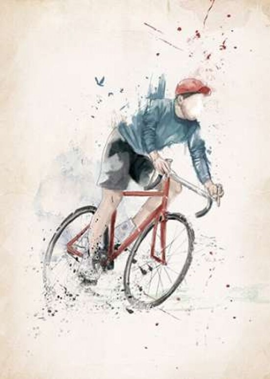 I Want to Ride My Bicycle Poster Print by  Balazs Solti - Item # VARPDXS1404D