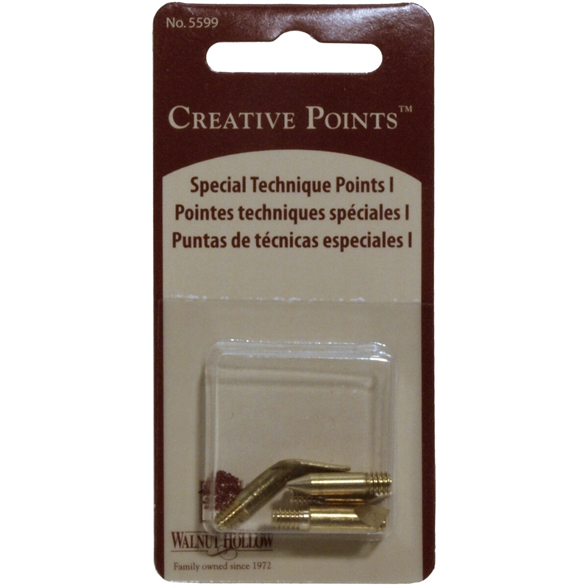 Walnut Hollow Special Technique Woodburning Points Ii 5/Pkg-Assorted