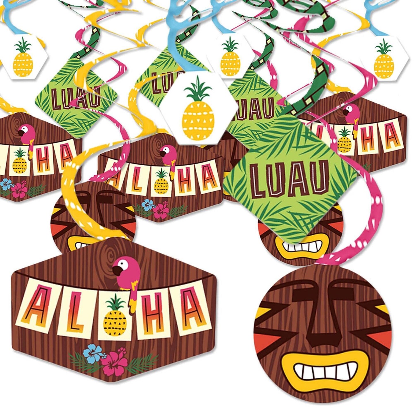 Big Dot of Happiness Tiki Luau - Tropical Hawaiian Summer Party