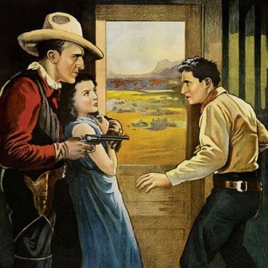 Vintage Westerns: South of Santa Fe - Detail Poster Print by Unknown - Item # VARPDX449919