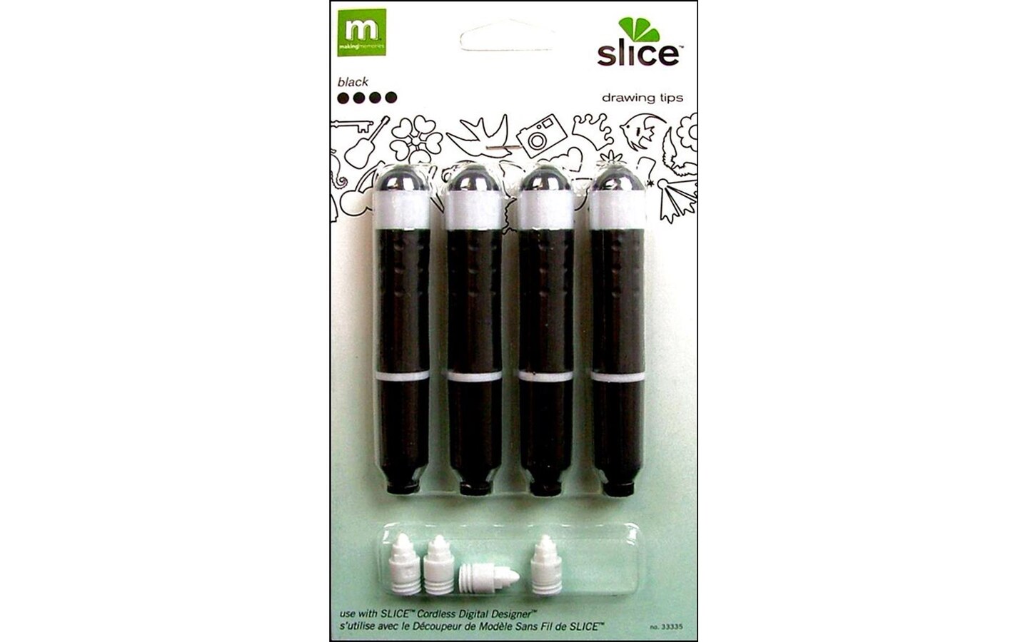 Making Mem Slice Drawing Tips Black