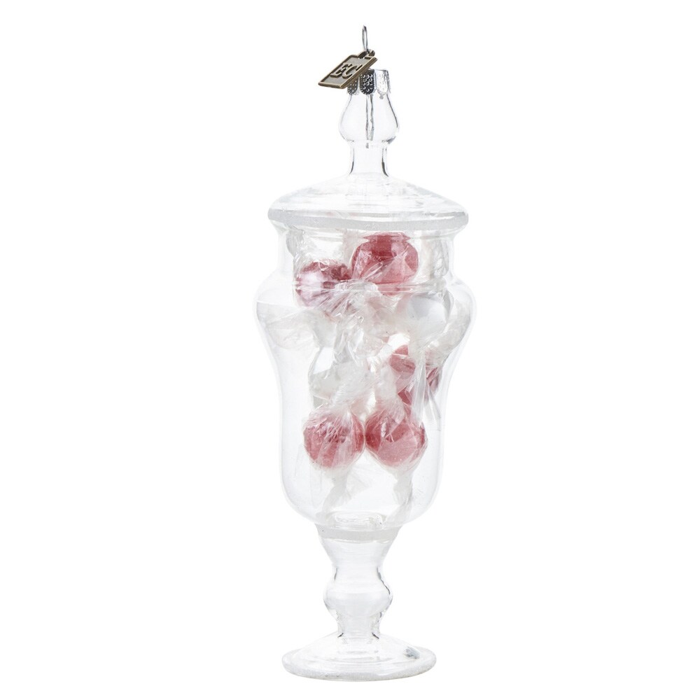 RAZ - 6.5&#x22; Candy Jar Christmas Tree Ornament