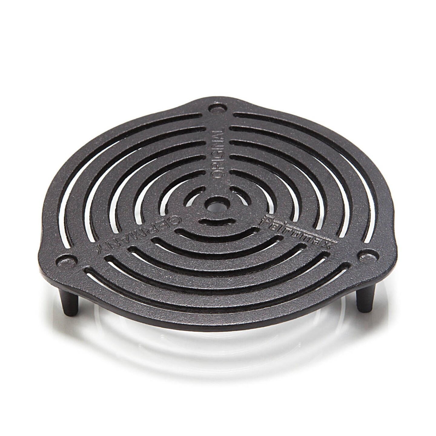 Petromax Cast Iron Stack Grate for Dutch Ovens, Prevent Bottom Burning and Evenly Distribute Heat, Can Also Place Directly in the Campfire or on the Table as a Trivet