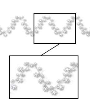 Gleam &#x27;N Flex Snowflake Garland 25 Feet