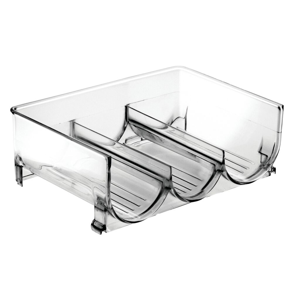 Plastic Free-Standing Stacking 3 Bottle Storage Rack - Thumbnail 3