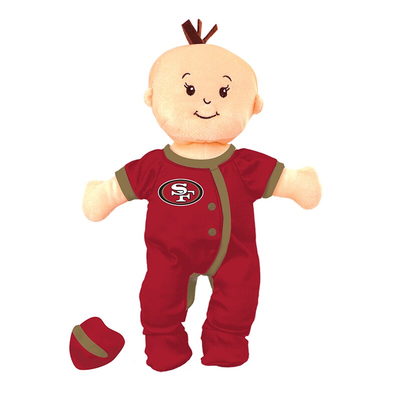 BabyFanatic Wee Baby Fan Doll - NFL San Francisco 49ers - Officially Licensed Snuggle Buddy