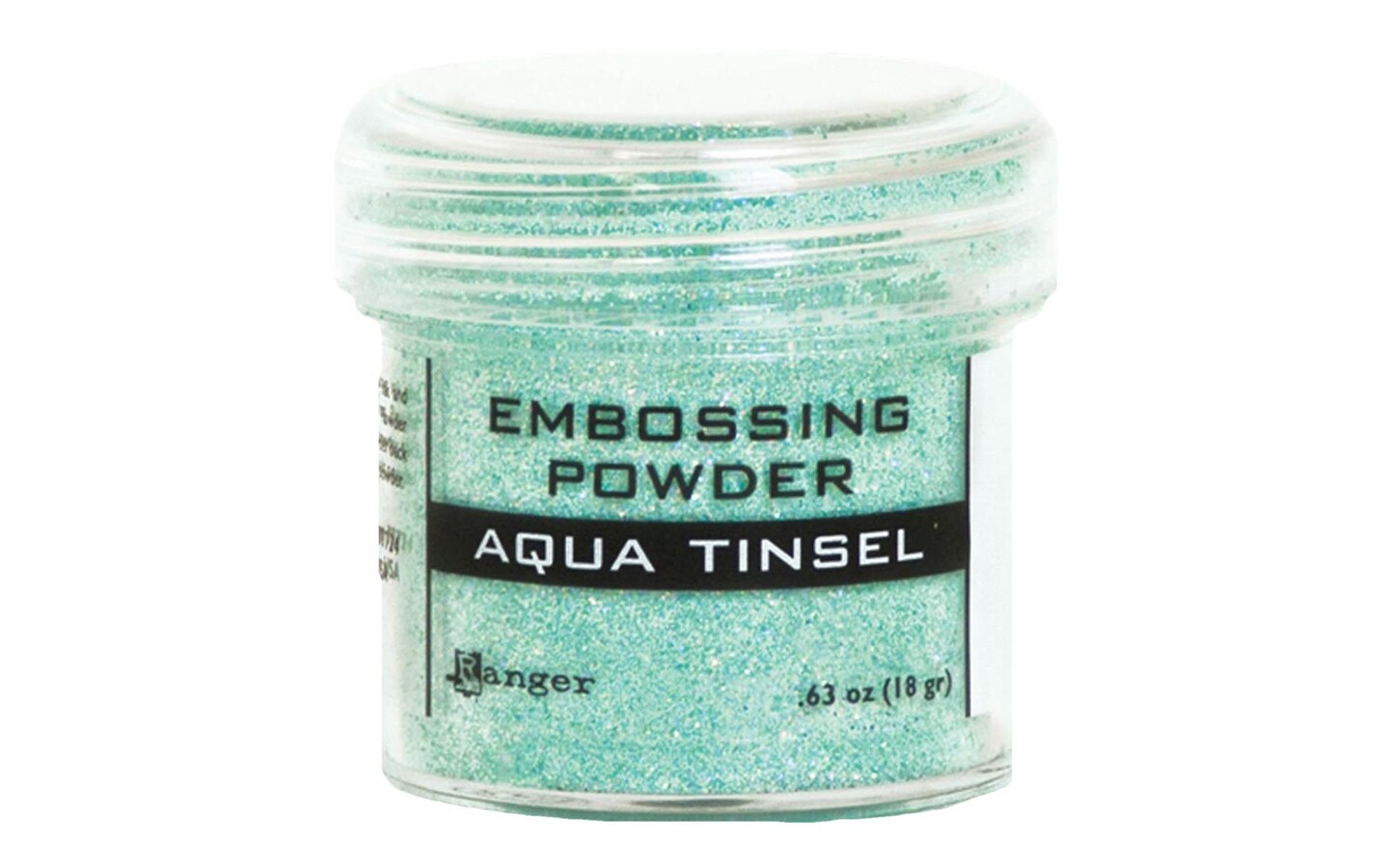 Ranger Embossing Powder .63oz Aqua Tinsel Michaels