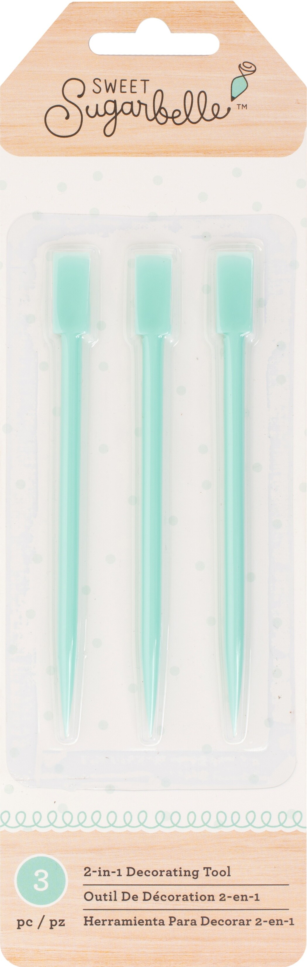 Sweet Sugarbelle 2-In-1 Decorating Tool 3/Pkg-