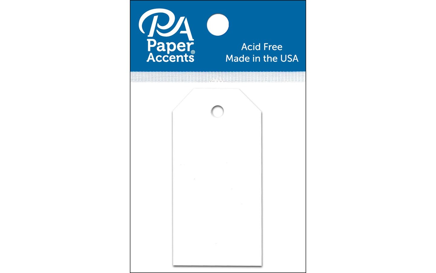 Craft Tags 1.25x2.5 25pc White