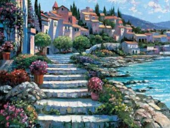 Steps of St. Tropez Poster Print by Howard Behrens - Item # VARPDXB2704D
