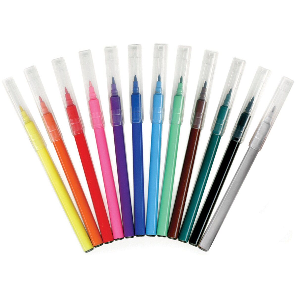 Color Factory Living In Color Markers .2mm Fine Tip 12/Pkg-Multicolor