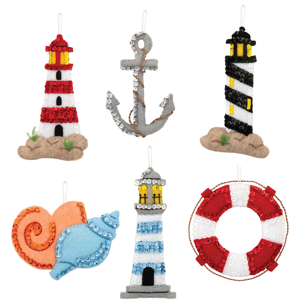 Bucilla Lighthouse Felt & Sequin Kit Michaels