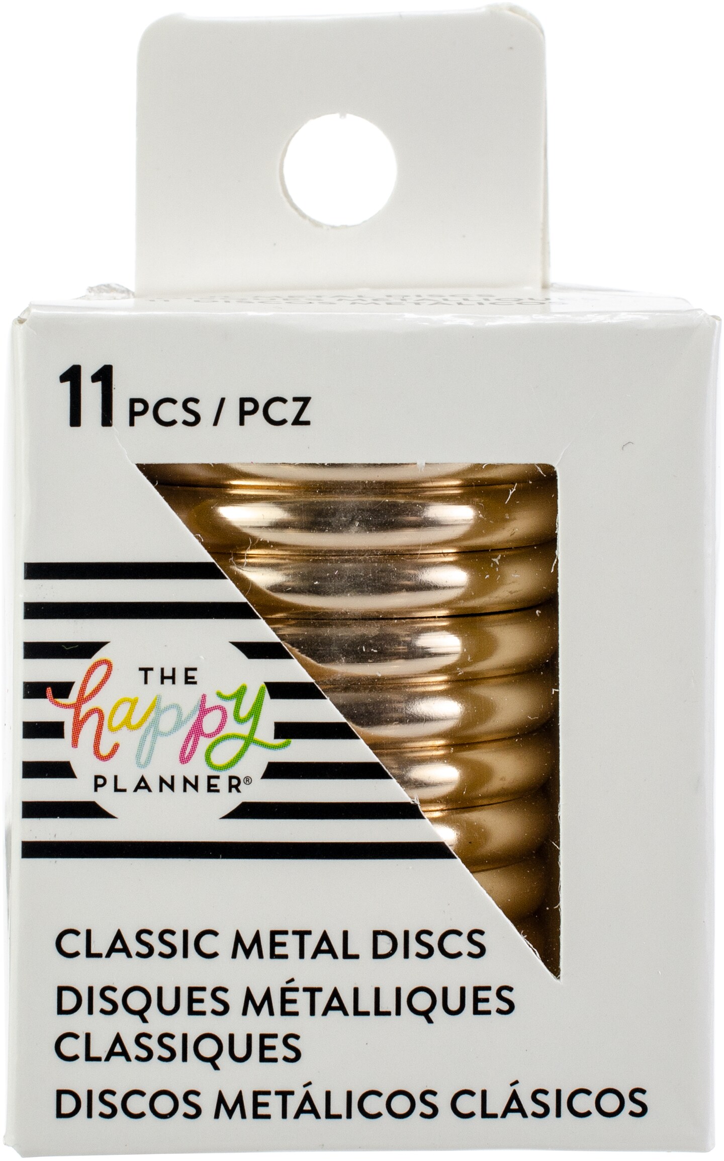 Happy Planner Medium Metal Expander Discs 11/Pkg-Rose Gold