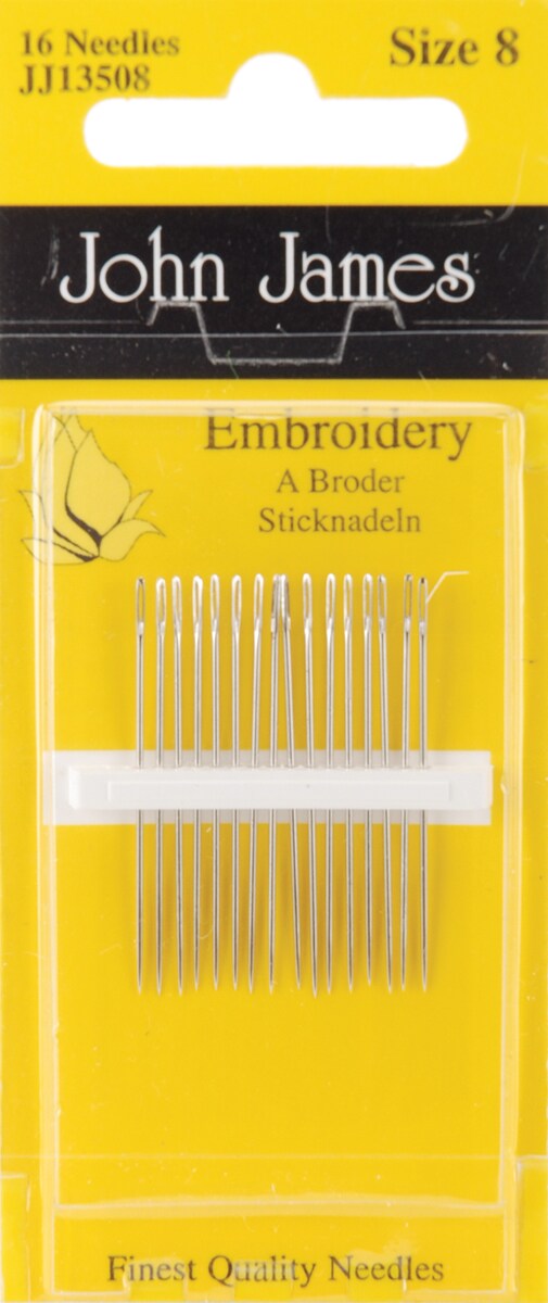 Size 8 - Hand Embroidery Needles - Crafts Direct