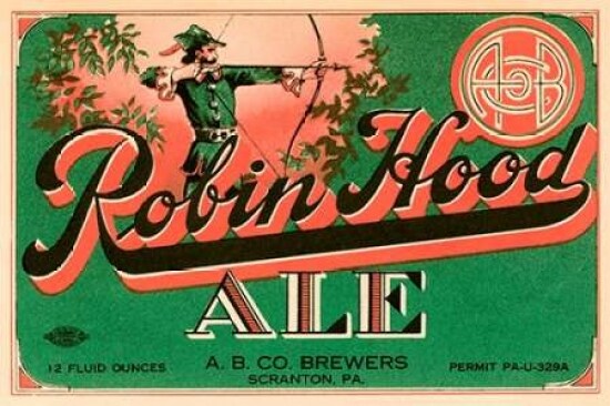 Robin Hood Ale Poster Print by Vintage Booze Labels - Item # VARPDX376188