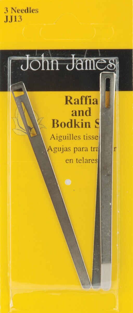 John James Bodkin &#x26; Raffia Set-3/Pkg