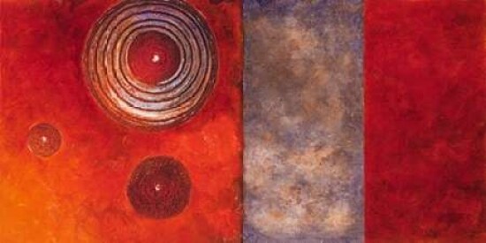 Red Spirals II Poster Print by Lanie Loreth - Item # VARPDX6758
