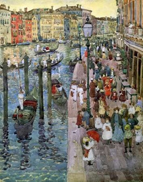 The Grand Canal Venice Poster Print by  Maurice Brazil Prendergast - Item # VARPDX373914
