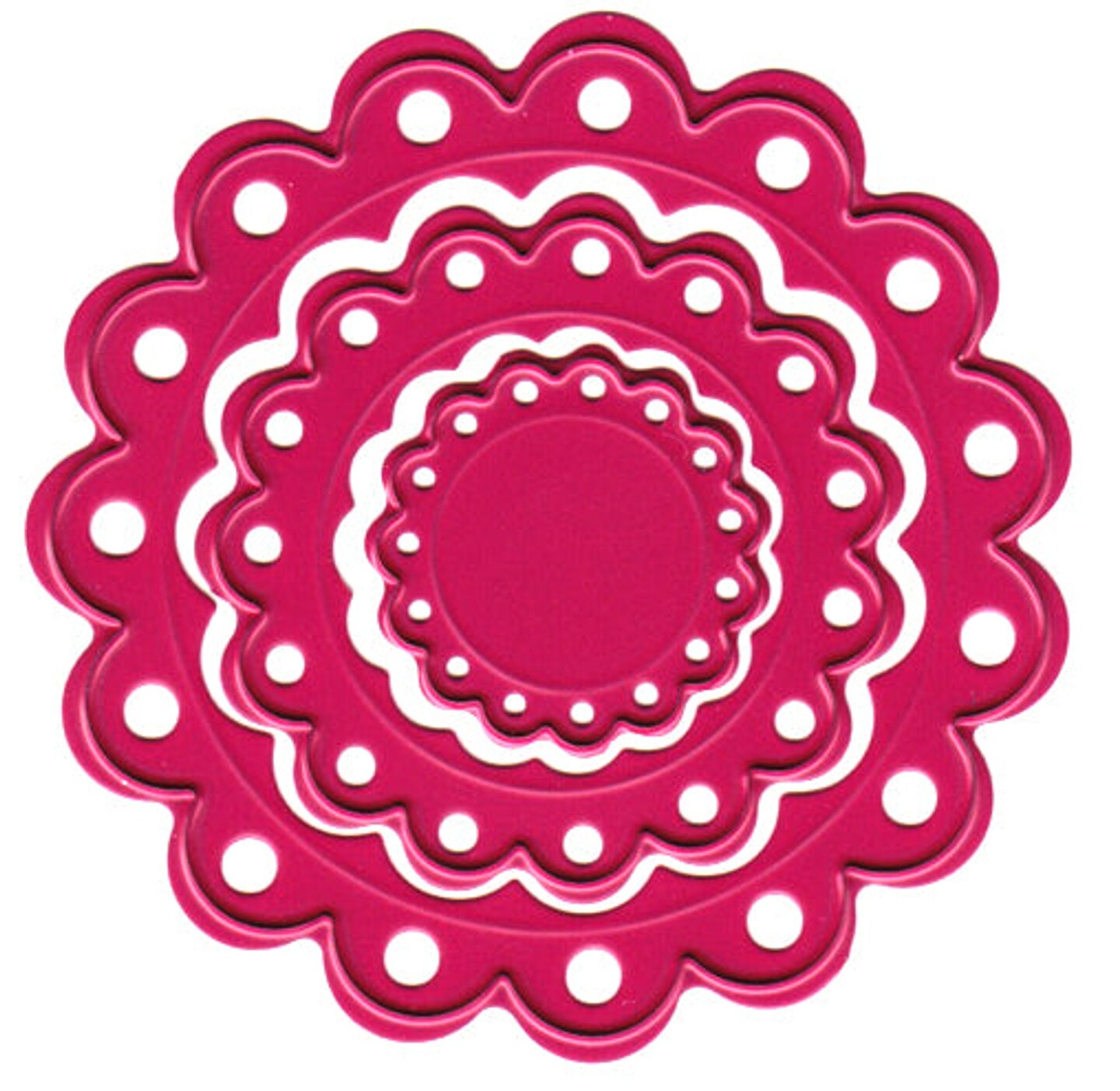 Joy! Crafts Cutting & Embossing Die - Mini Scalloped Circles | Michaels