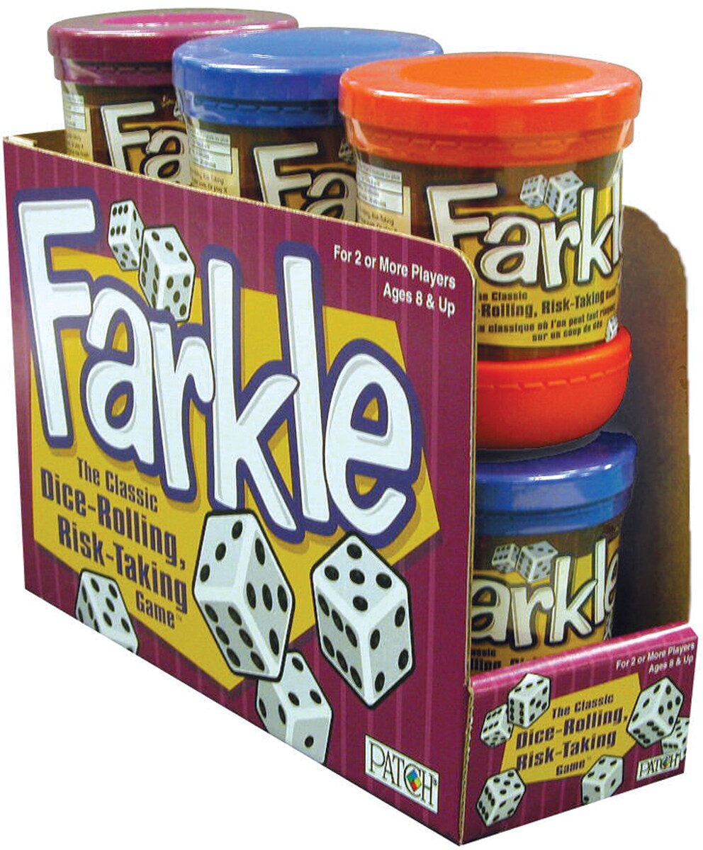Farkle Game Cup Assortment-2 Each Of Blue, Orange &#x26; Purple