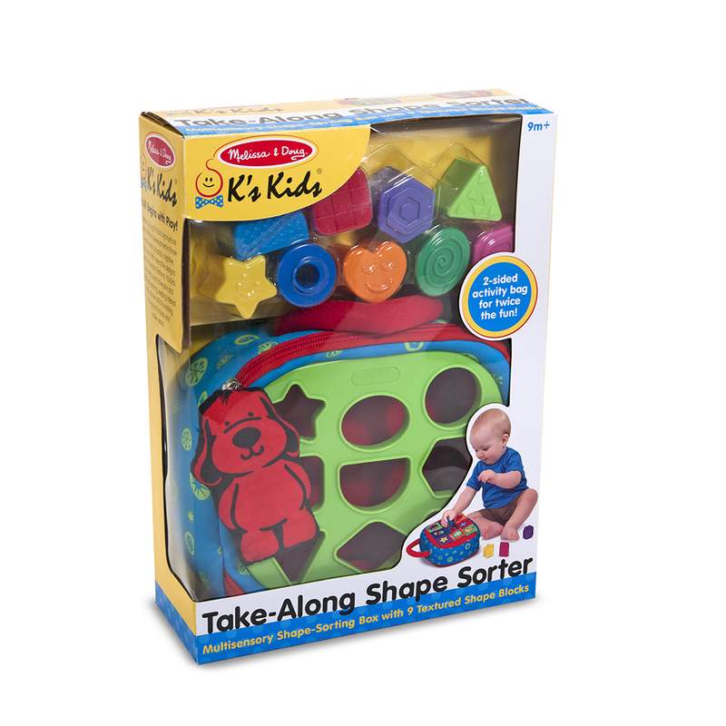 Melissa & Doug Take Along Shape Sorter Learning Toy Activity Bag