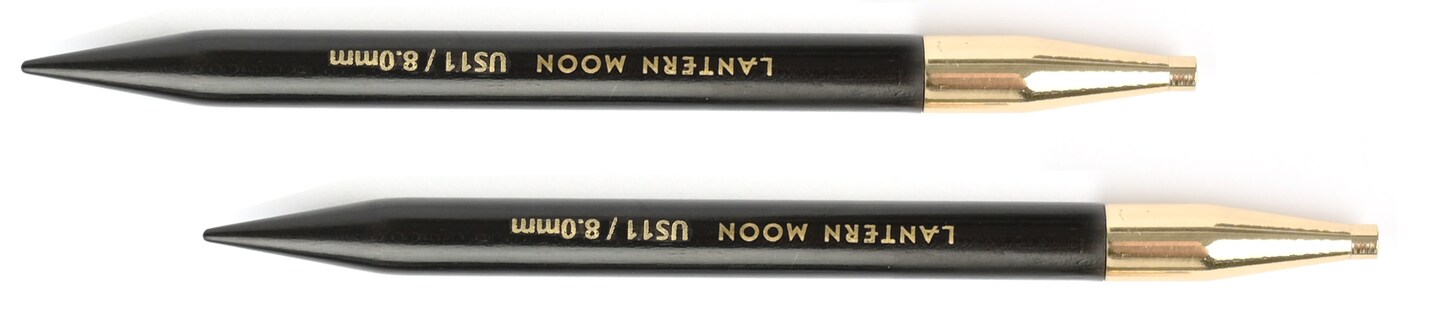 Lantern Moon 5" Ebony Interchangeable Knitting Needles 10 US (6.0mm)