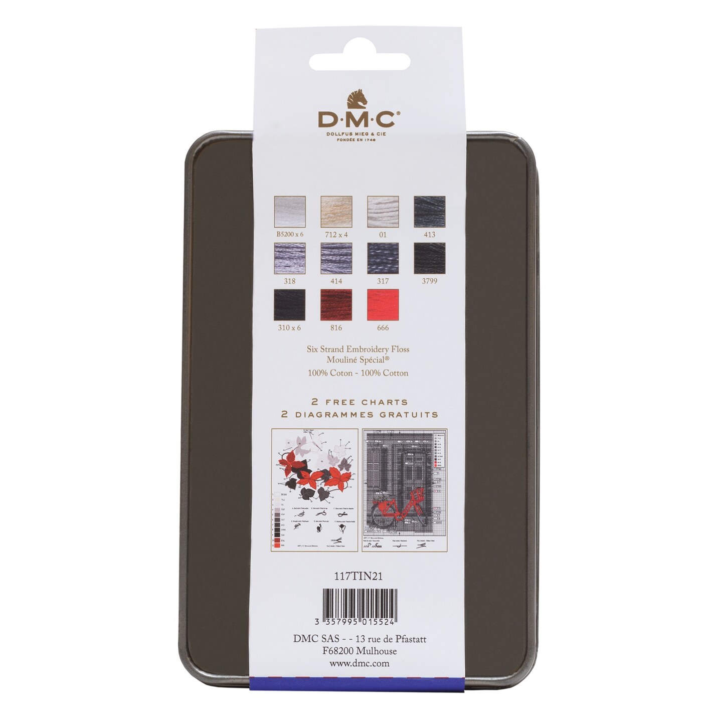DMC Embroidery Floss - Black 310