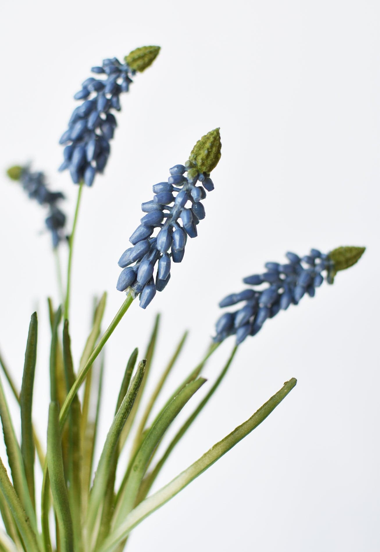12.5&#x22; Faux Blue Muscari Bush Grape Hyacinth