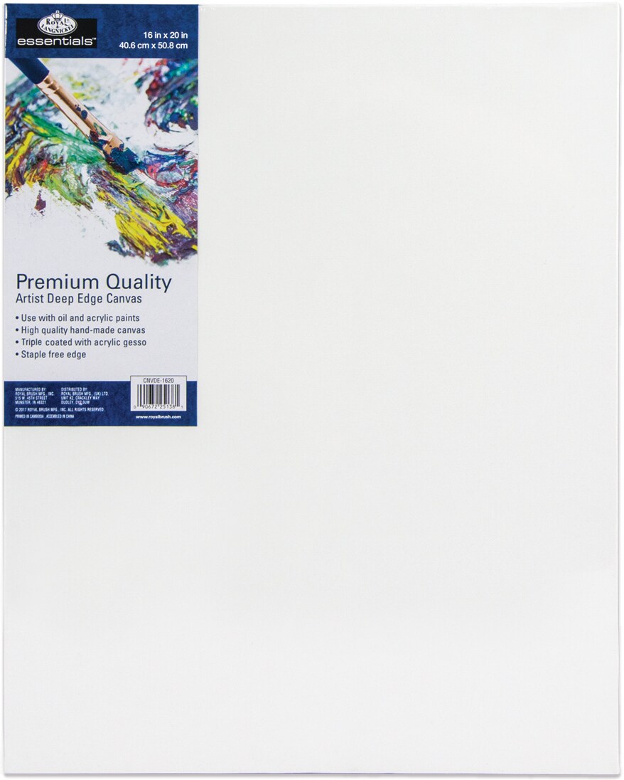Royal Langnickel essentials(TM) Premium Deep Edge Canvas-16&#x22;x20&#x22;