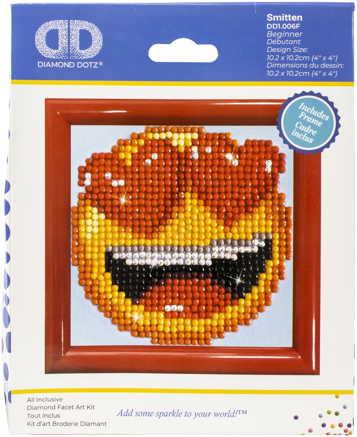 Diamond Dotz Diamond Art Kit With Frame 4"X4"Smitten Michaels