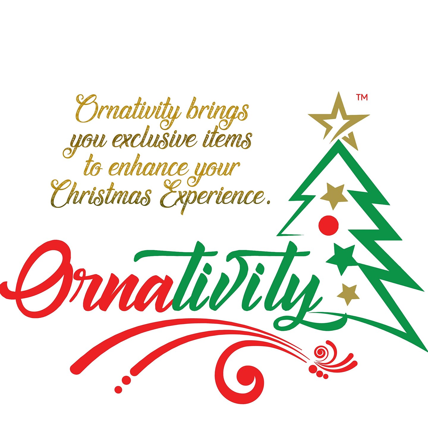 Ornativity Glitter Star Tree Topper - Christmas Sparkly Metal Wire Star Tree Top Ornament