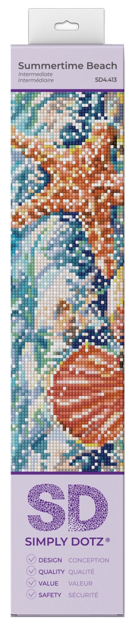 Diamond Dotz Simply Dotz Diamond Art Kit 13.8"X10.6"-Summertime Beach