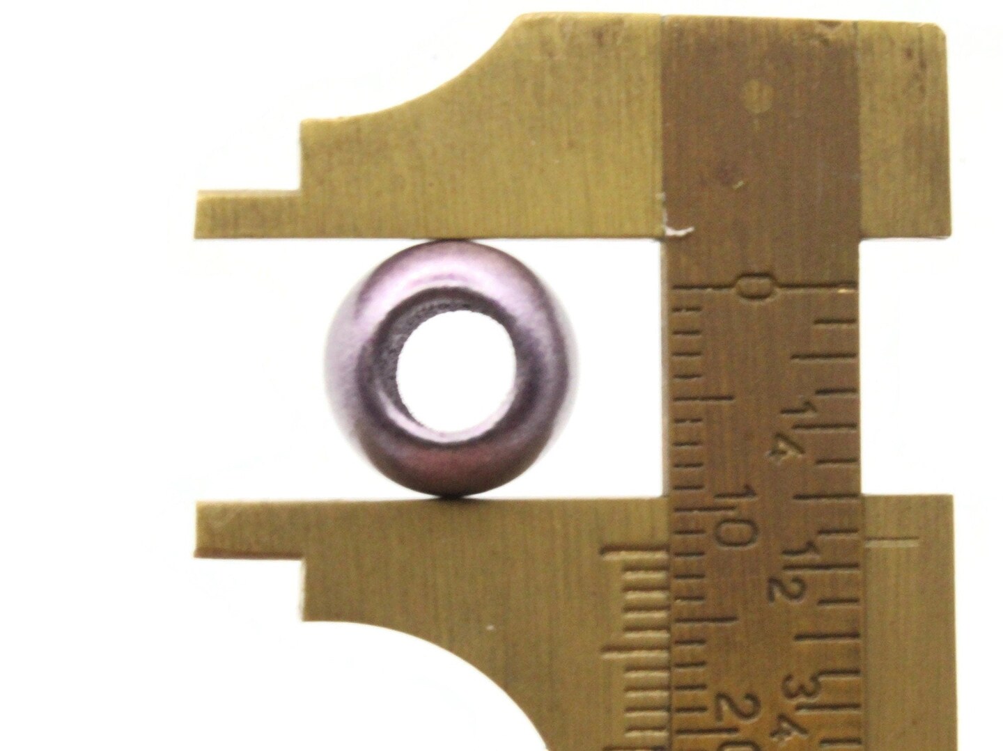 40 12mm Satin Dark Purple Plastic Round Large Hole Beads