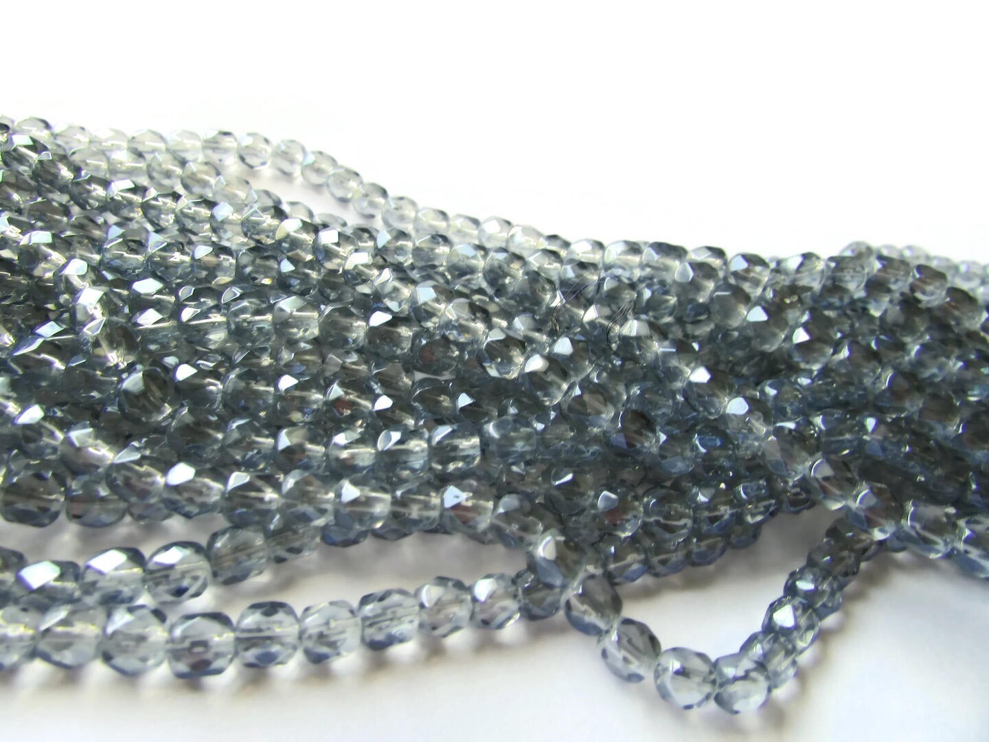 30 10mm Clear Crystal Faceted Round Beads Crystal Glass Beads Full Strand by Smileyboy | Michaels