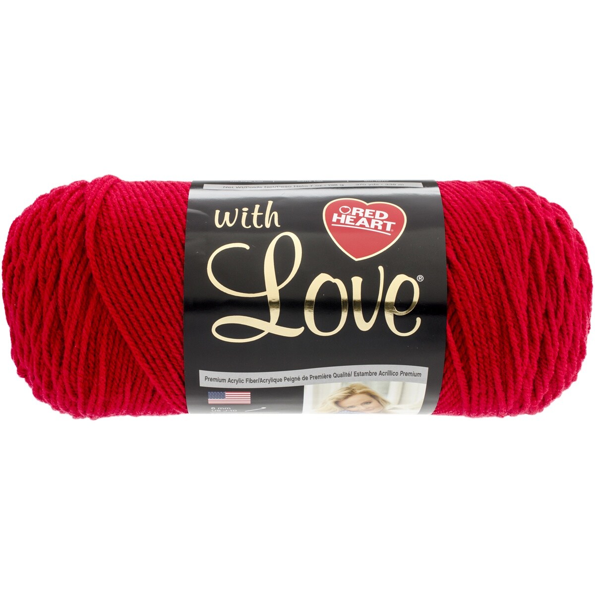 Multipack of 6 - Red Heart With Love Yarn-Holly Berry