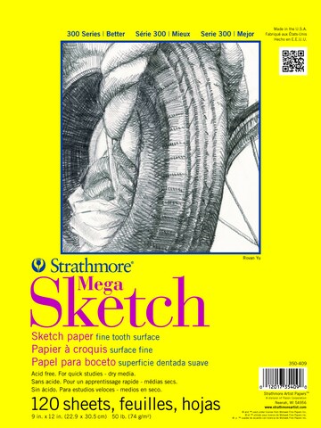 SKETCH SPIRAL PAD 50LB 100 SHEETS 3.5X5