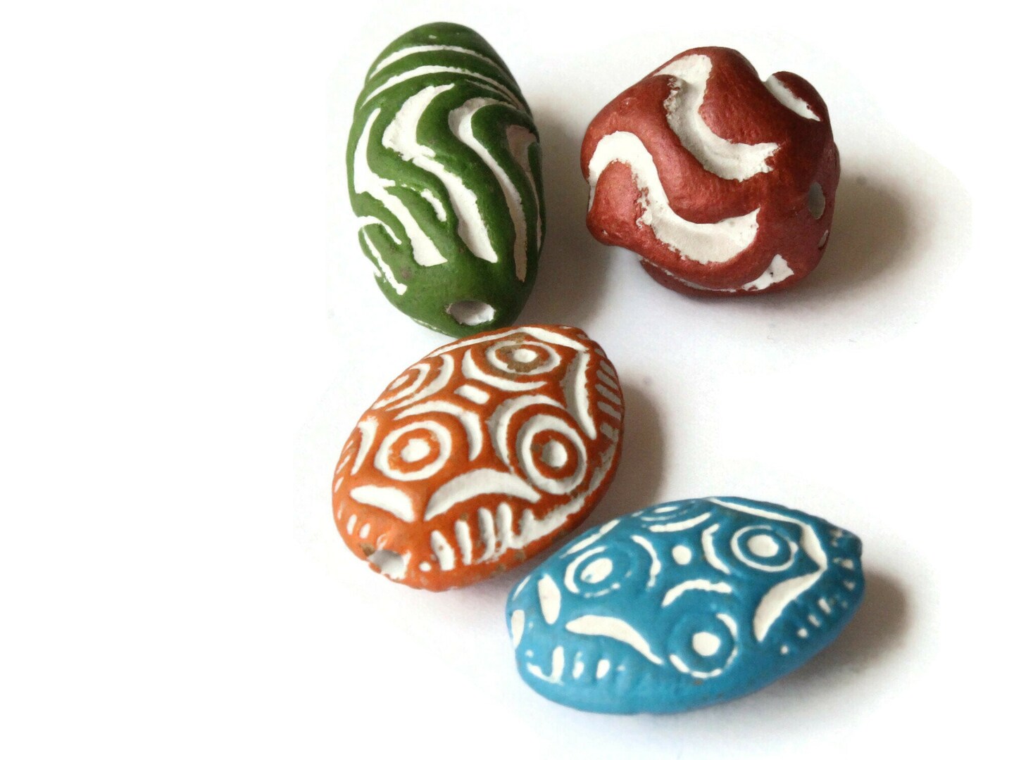 4 Mixed Color Mixed Shape Ceramic Beads Michaels