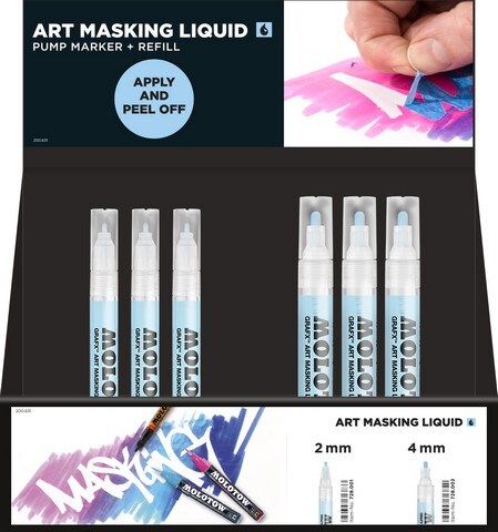 MOLOTOW MASKING PEN 36PC POP DISPLAY