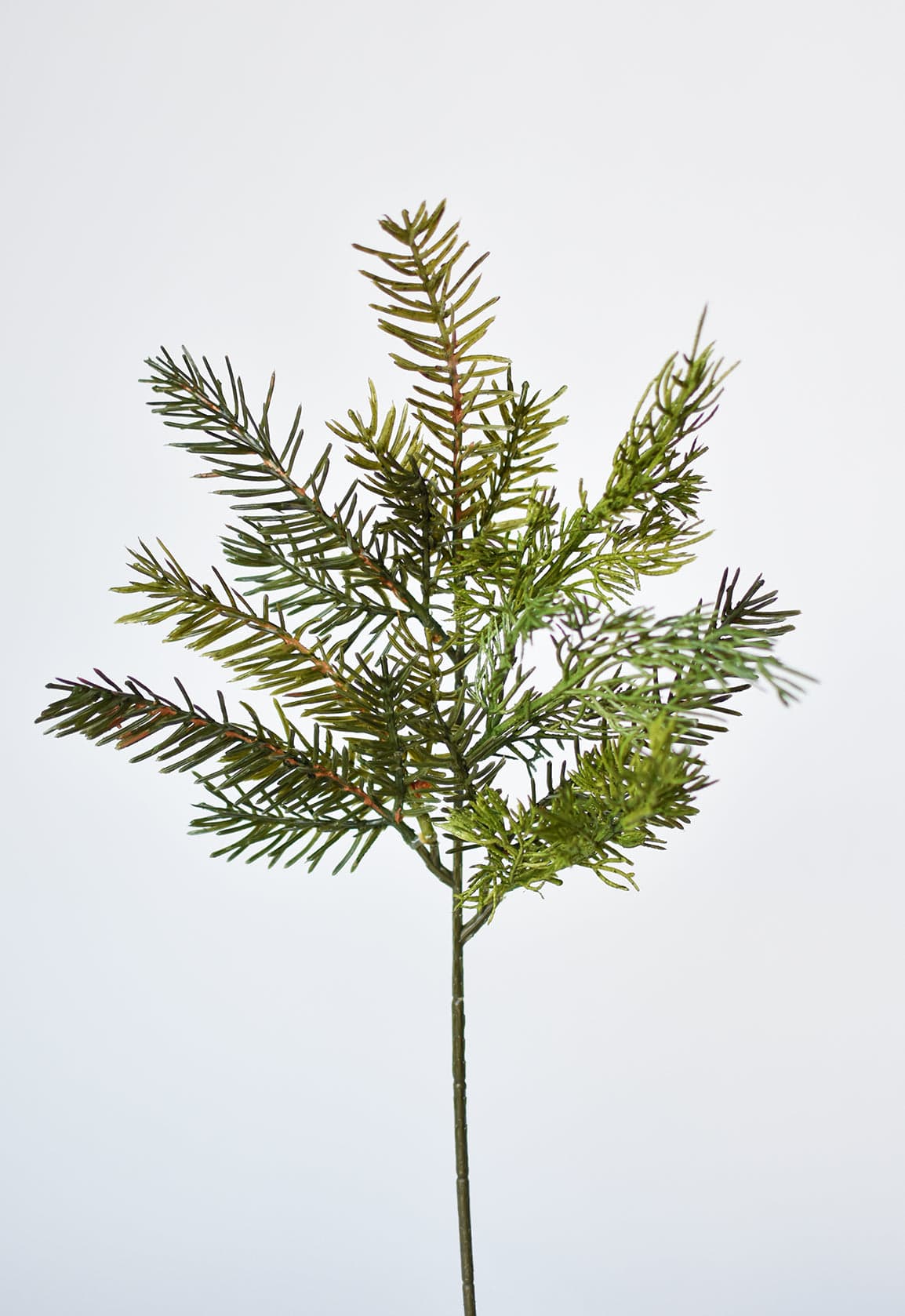 16&#x22; Faux Cedar/Pine Spray Stem