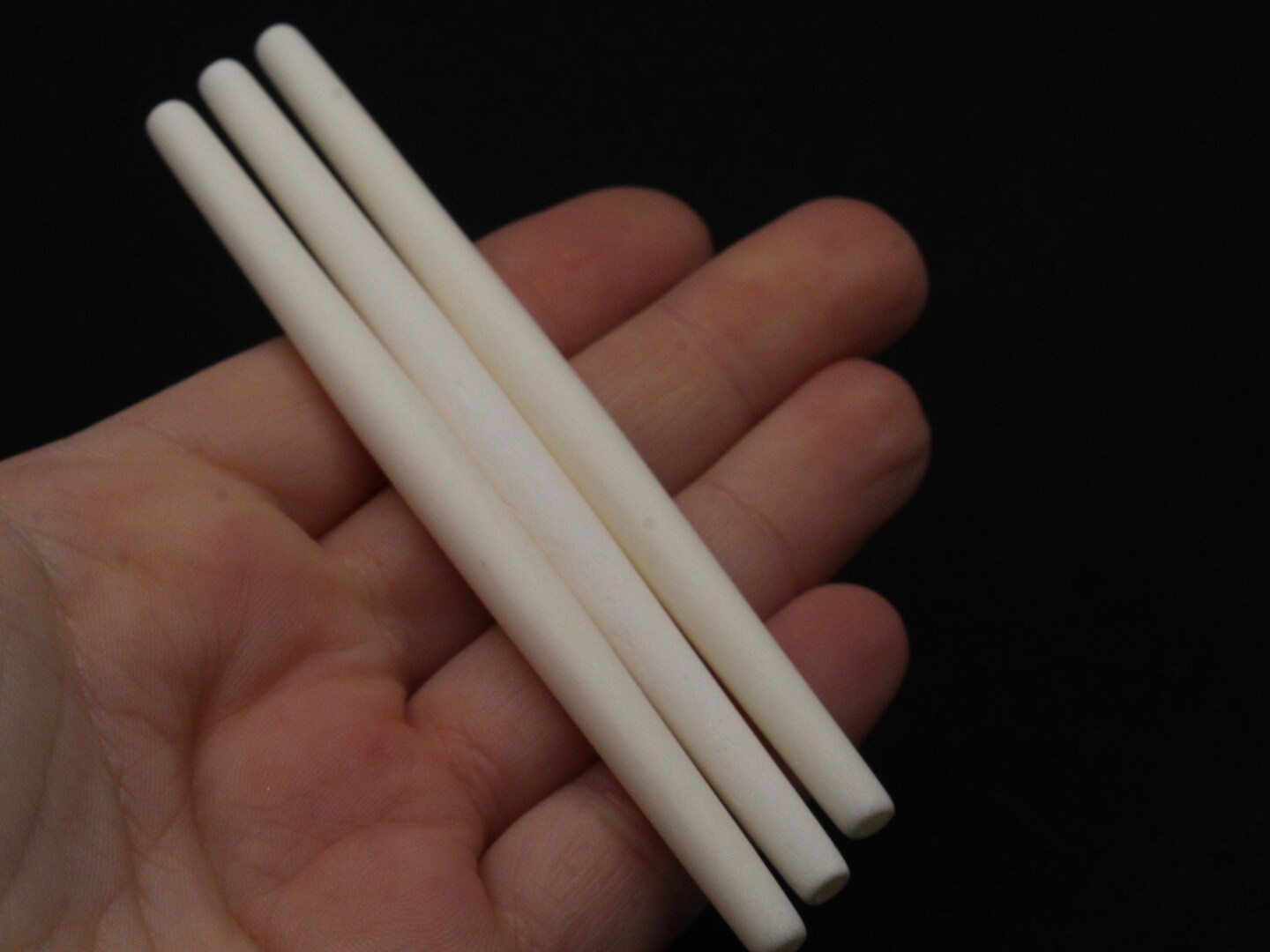 4 4 Inch Bone Hair Pipe Long Tube Beads