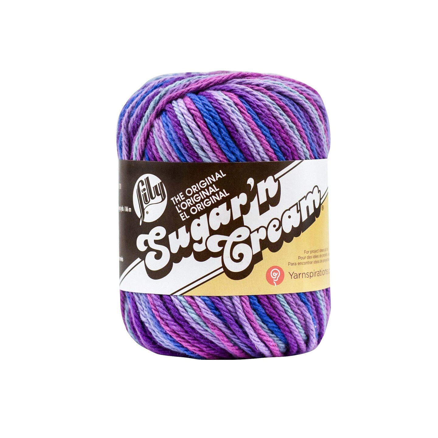 Lily Sugar'N Cream Jewels Yarn - 6 Pack of 57g/2oz - Cotton - 4 Medium (Worsted) - 95 Yards - Knitting/Crochet