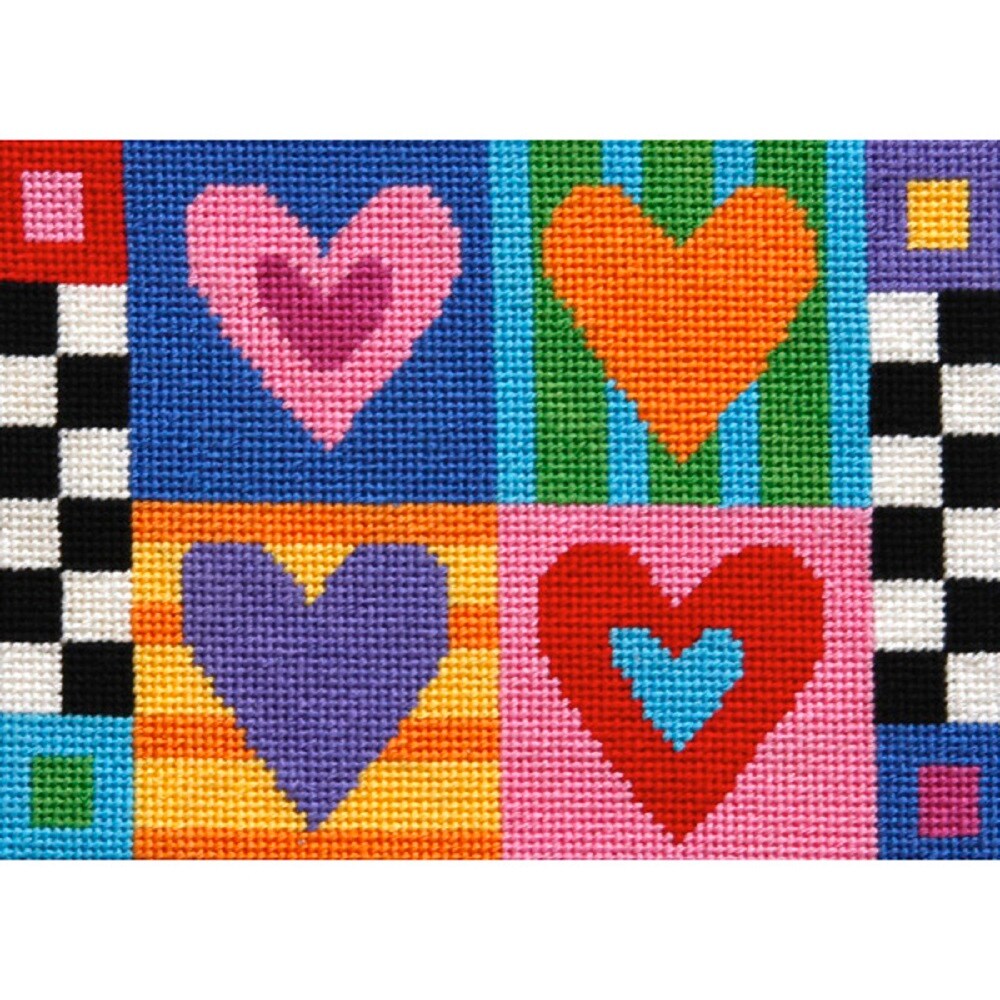 Hugs &#x26; Kisses Needlepoint Kit