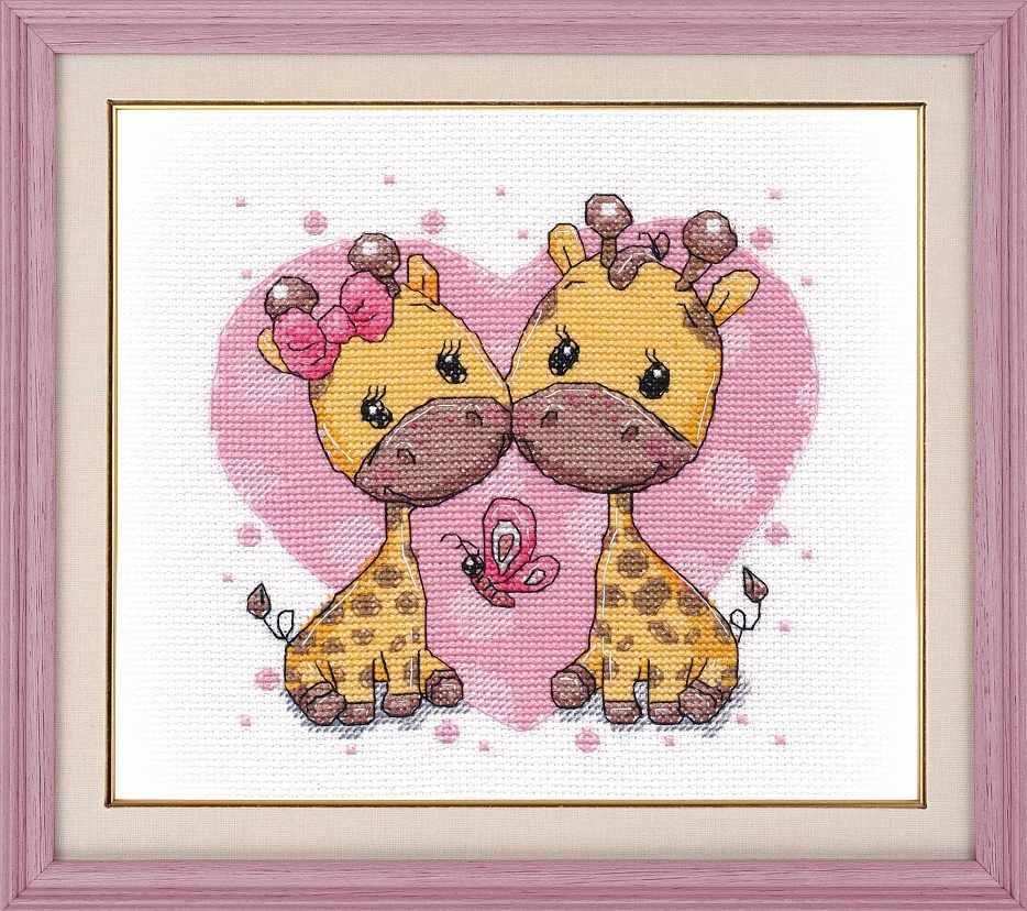 Giraffes in Love 1275 Counted Cross Stitch Kit Cross Stitch Michaels