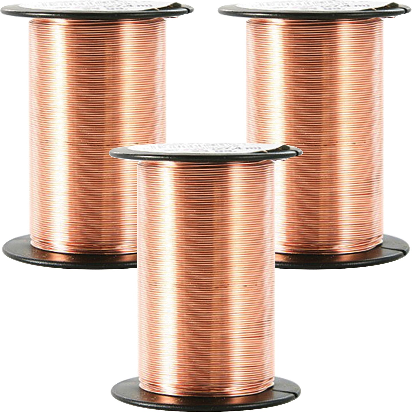 Multipack of 03 - Craft Wire 24 Gauge 25yd-Copper