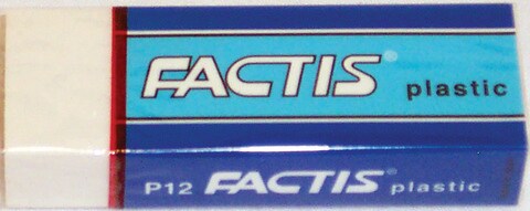 Factis White Vinyl Eraser Large